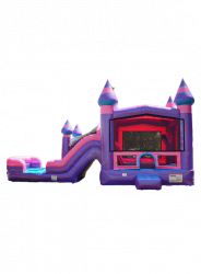 Purple Castle Bouncer w/ 2 Slides