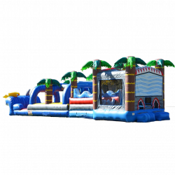 Shark Bouncer/Obstacle w/ Slip n Slide