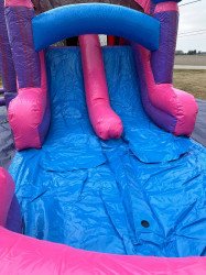 photo 2023 02 07 04 36 31 1675774506 Purple Castle Bouncer w/ 2 Slides - Wet